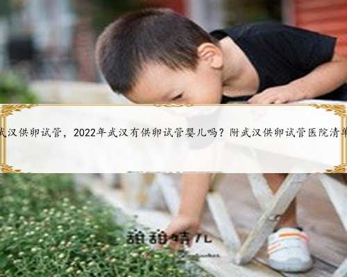 武汉供卵试管，2022年武汉有供卵试管婴儿吗？附武汉供卵试管医院清单